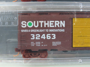 N Micro-Trains MTL NSE 14-51 SOU Southern Green Light 40' Box Cars 2-Pack SEALED