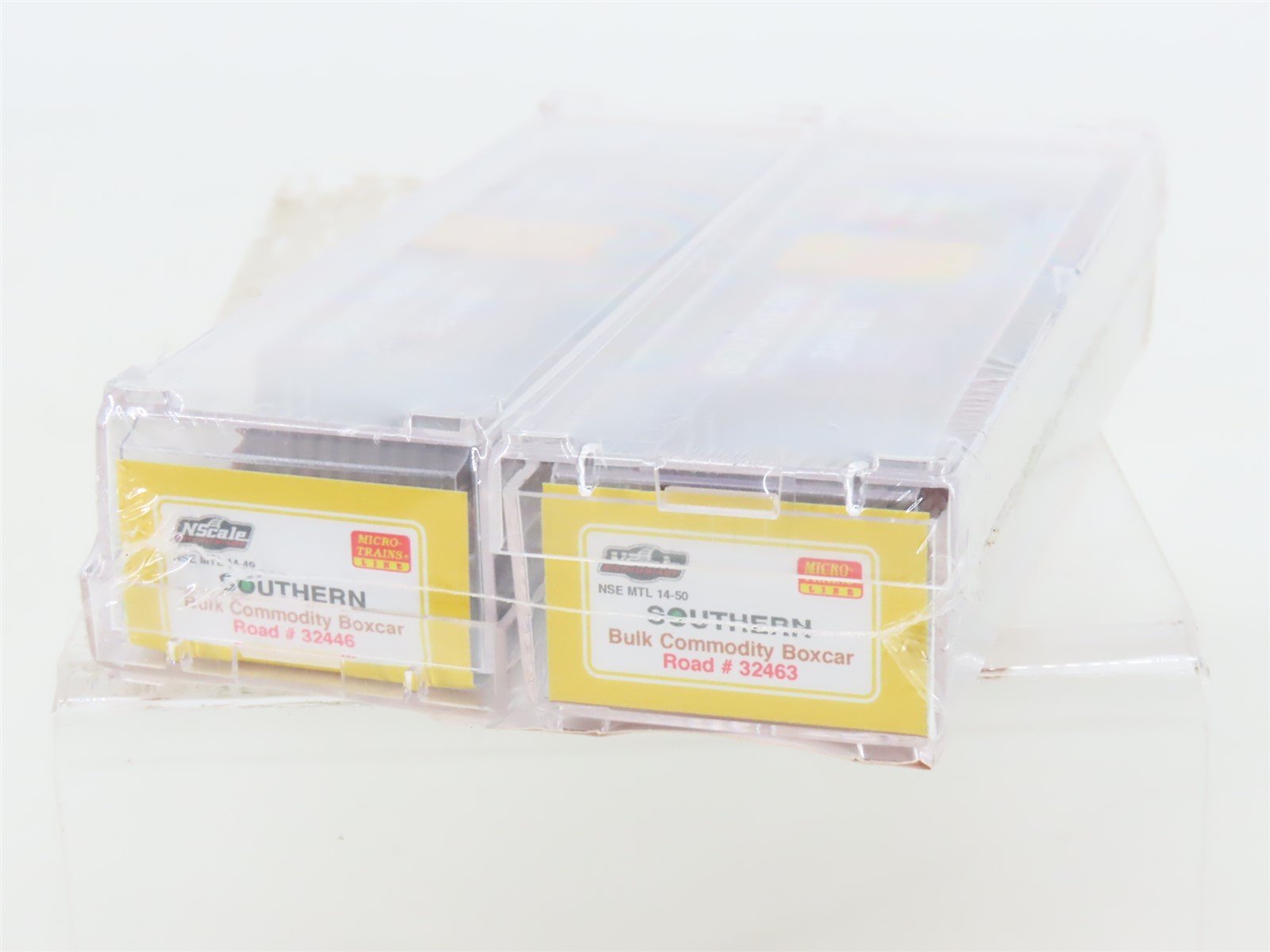 N Micro-Trains MTL NSE 14-51 SOU Southern Green Light 40' Box Cars 2-Pack SEALED