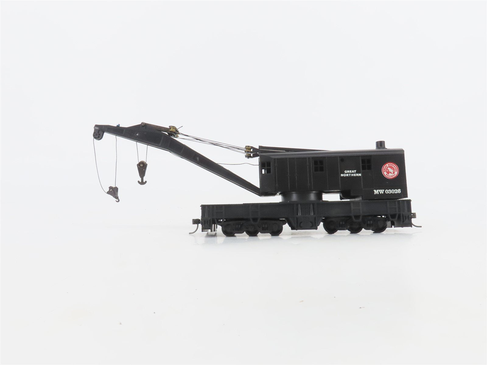 HO Scale Athearn/Con-Cor GN Great Northern 20-Ton Crane #03026