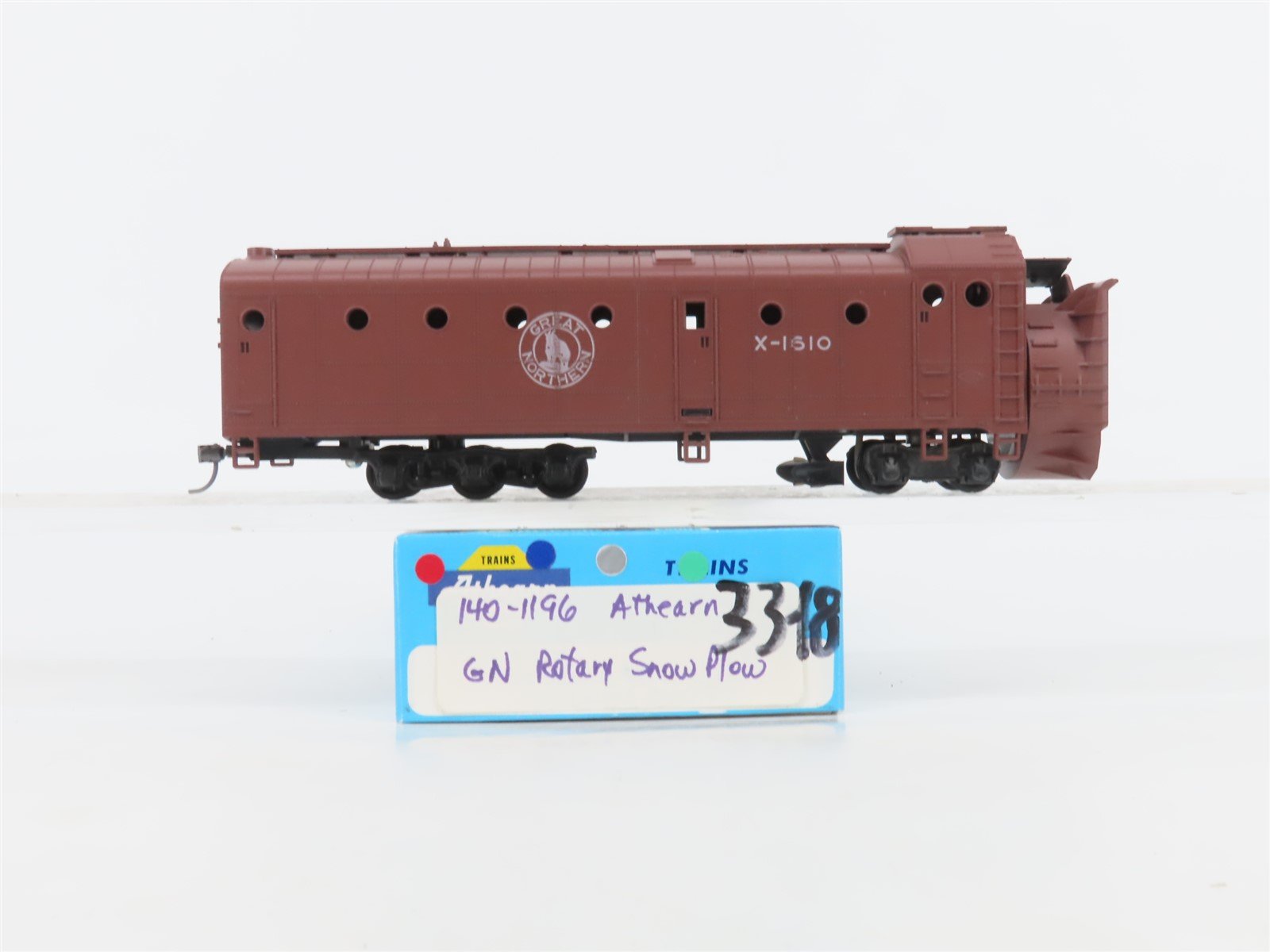 HO Scale Athearn GN Great Northern Rotary Snowplow #X1510