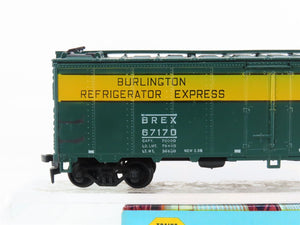 HO Scale Athearn 1610 BREX Burlington Route Everywhere West Reefer #67170