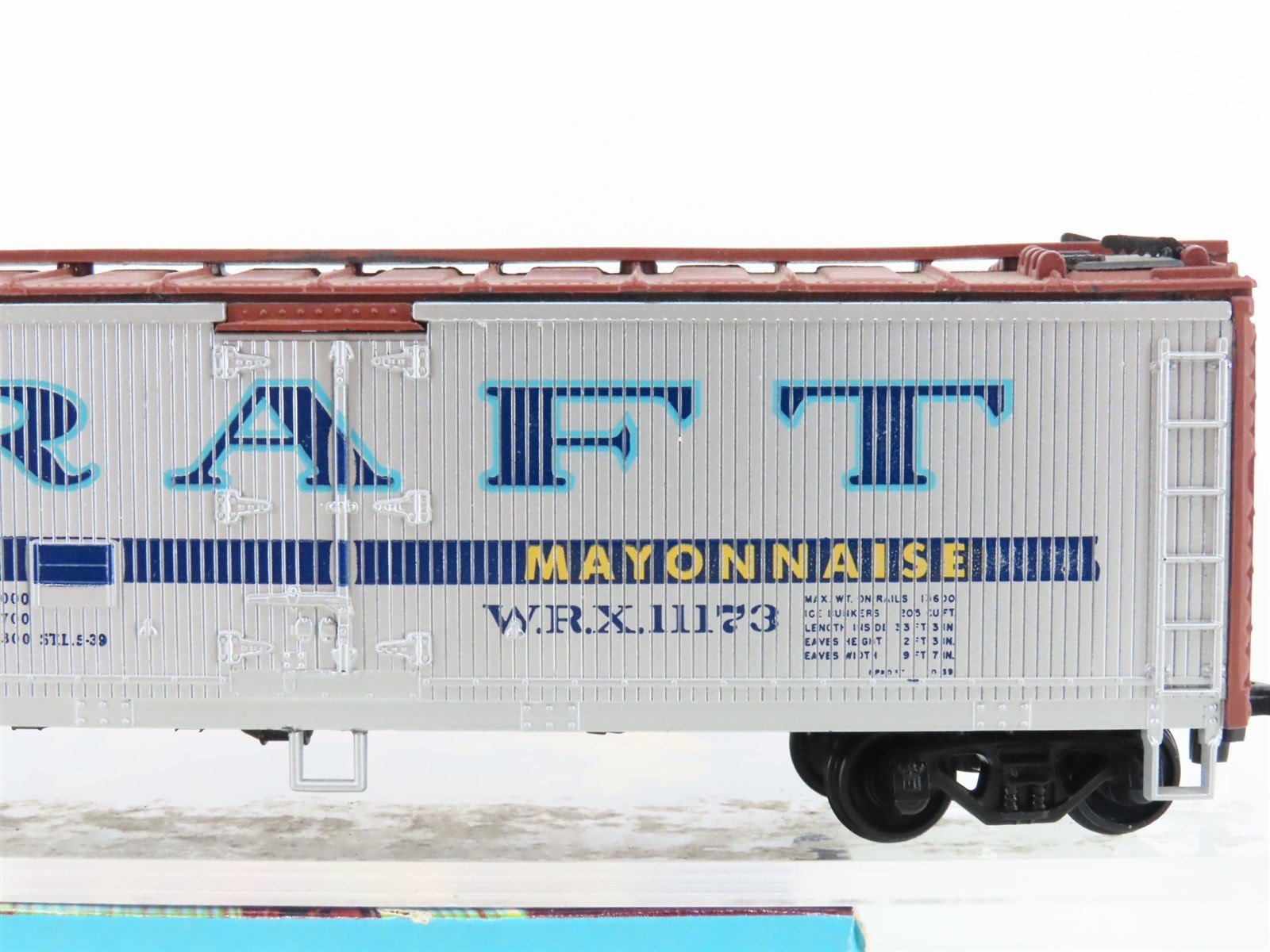 HO Scale Athearn 5205 WRX Kraft Cheese Mayonnaise Reefer #11173