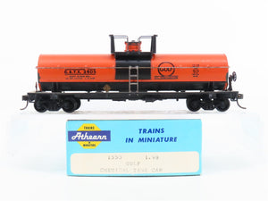 HO Scale Athearn 1550 GATX Gulf Chemical Single Dome Tank Car #2605