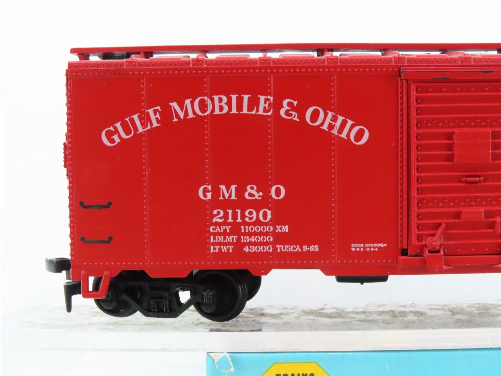 HO Scale Athearn 1201 GM&O Gulf Mobile & Ohio 40' Single Door Box Car #21190