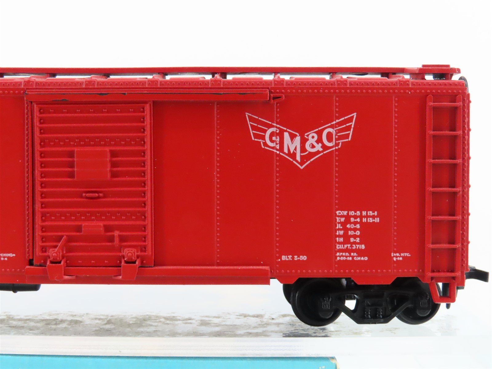 HO Scale Athearn 1201 GM&O Gulf Mobile & Ohio 40' Single Door Box Car #21190