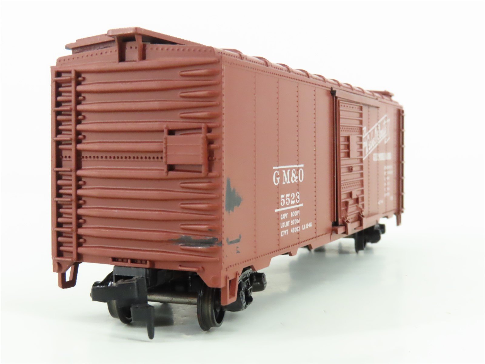 HO Scale Athearn 5006 GM&O Gulf Mobile & Ohio The Rebel Route 40' Box Car #5523