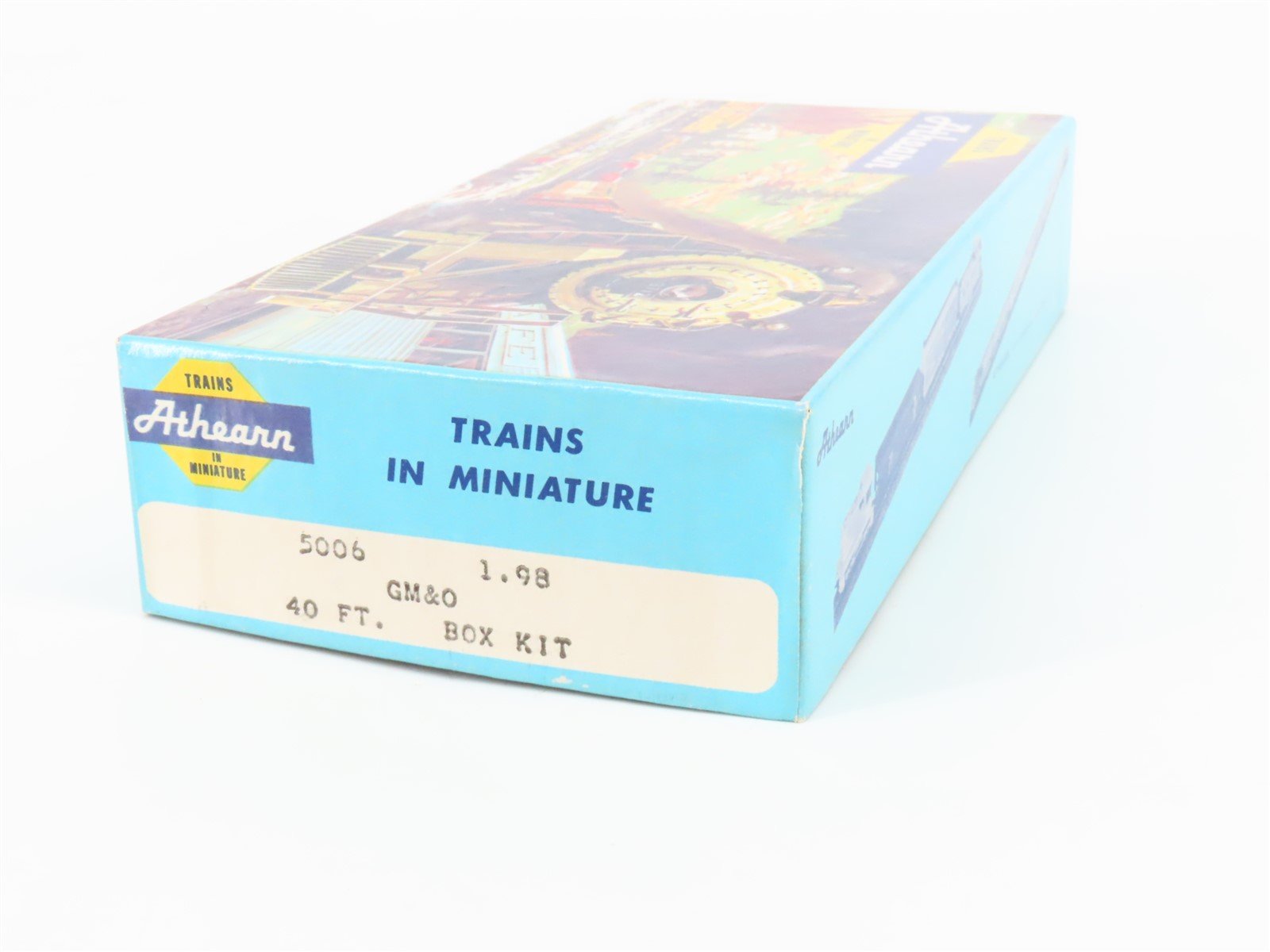 HO Scale Athearn 5006 GM&O Gulf Mobile & Ohio The Rebel Route 40' Box Car #5523