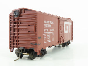 HO Scale Athearn 1211 GTW Grand Trunk Western 40' Single Door Box Car #516158