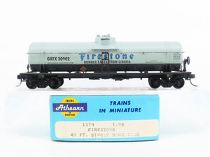 HO Scale Athearn 1579 GATX Firestone 40' Single Dome Tank Car #30902