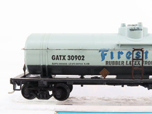 HO Scale Athearn 1579 GATX Firestone 40' Single Dome Tank Car #30902