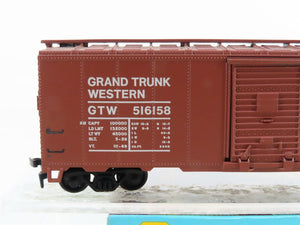 HO Scale Athearn 1211 GTW Grand Trunk Western 40' Single Door Box Car #516158