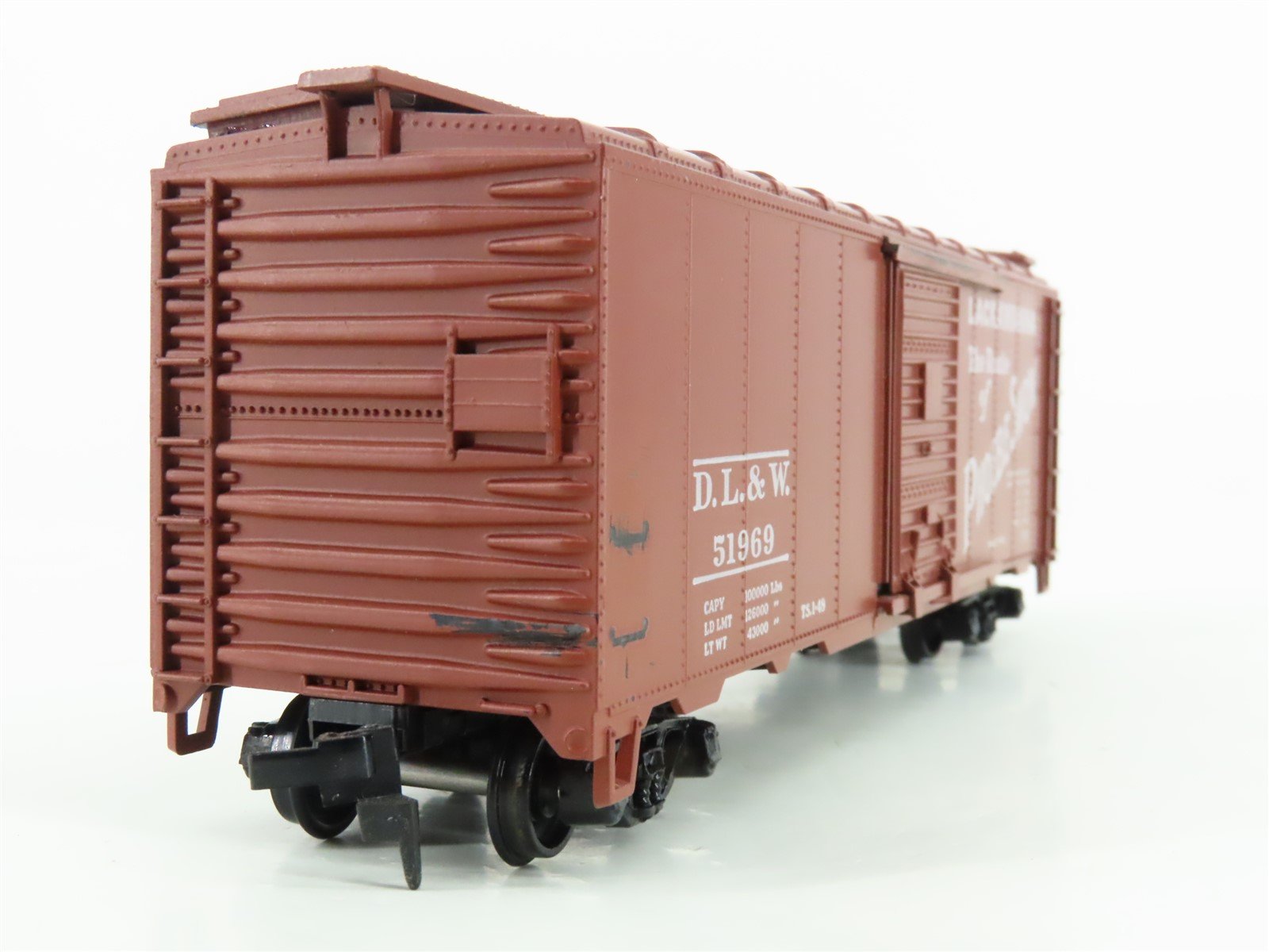 HO Athearn 5008 DL&W Lackawanna The Route of Phoebe Snow 40' Box Car #51969