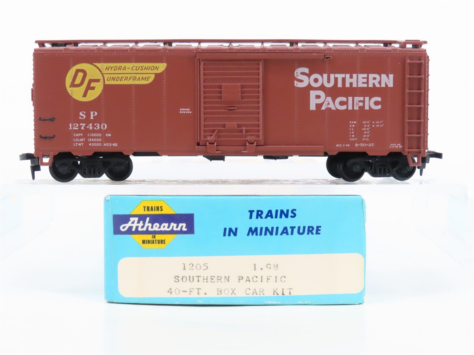 HO Scale Athearn 1205 SP Southern Pacific 40' Single Door Box Car #127439