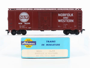 HO Scale Athearn 1210 N&W Norfolk & Western 40' Single Door Box Car #361508