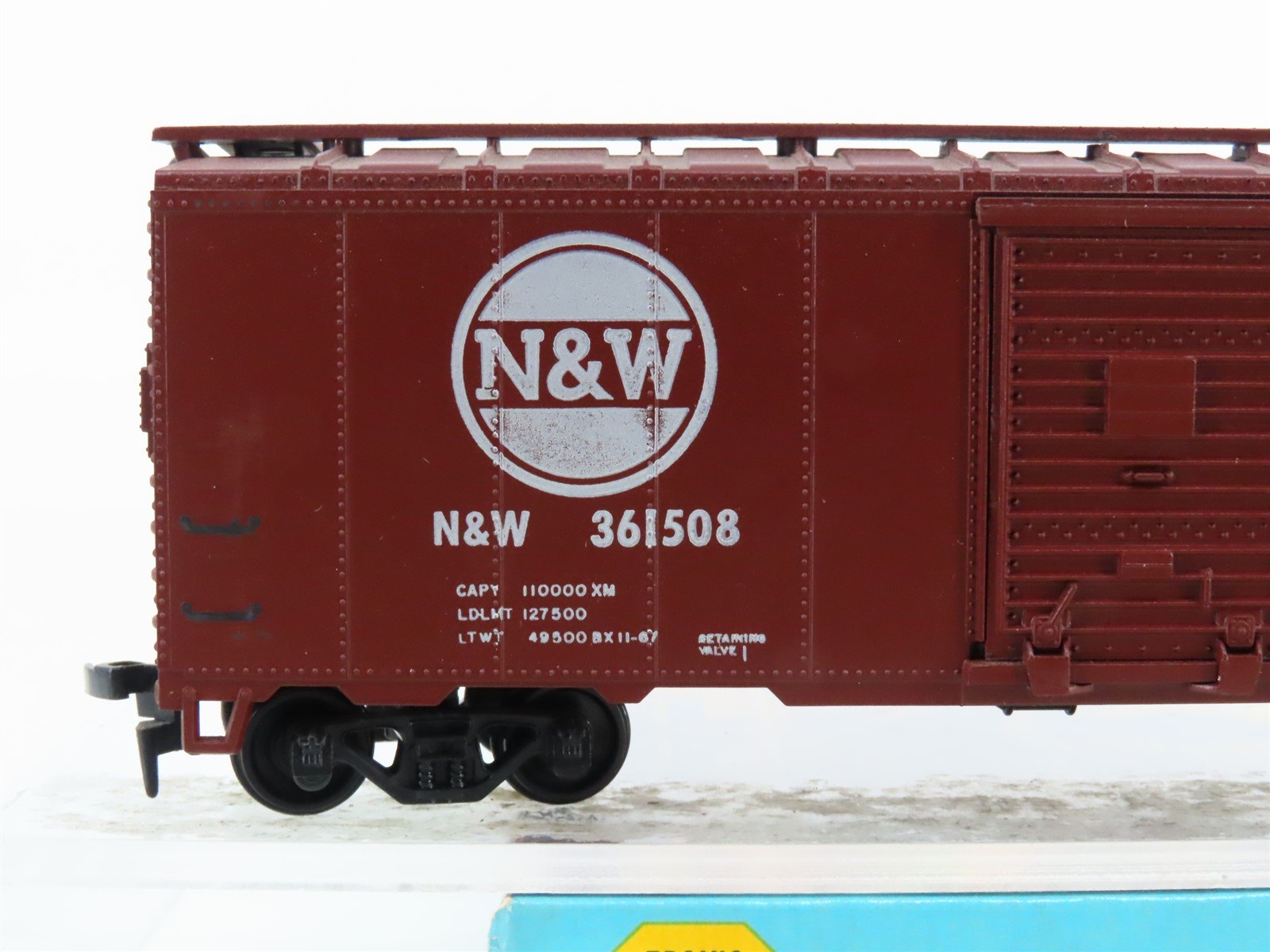 HO Scale Athearn 1210 N&W Norfolk & Western 40' Single Door Box Car #361508
