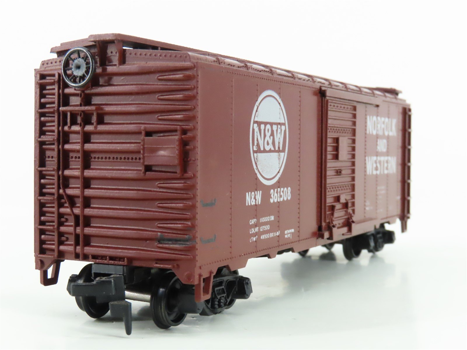 HO Scale Athearn 1210 N&W Norfolk & Western 40' Single Door Box Car #361508