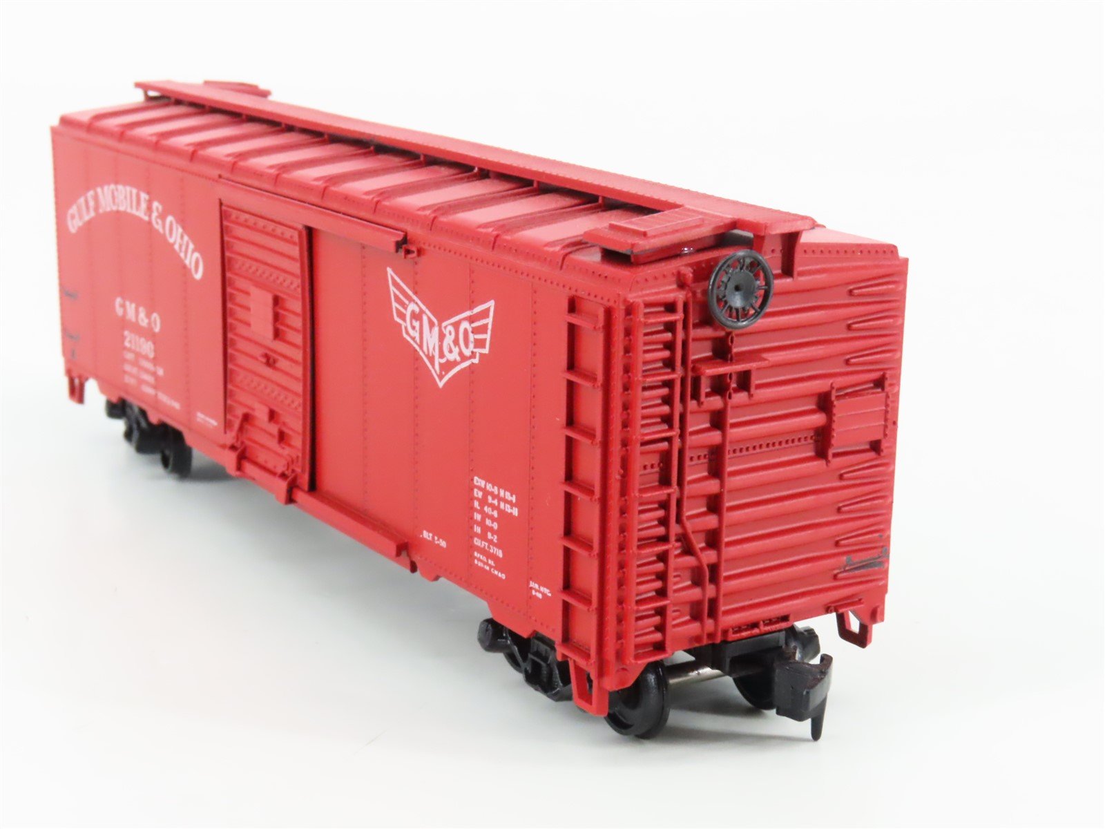 HO Scale Athearn 1201 GM&O Gulf Mobile & Ohio 40' Single Door Box Car #21190