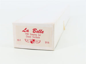 HO Scale La Belle Kit HO-9 Wood 1900 Closed Vestibule Sleeper Passenger Car