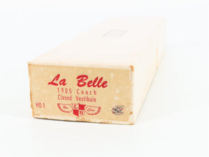 HO Scale La Belle Kit HO-1 Wood 1905 Closed Vestibule Coach Passenger Car