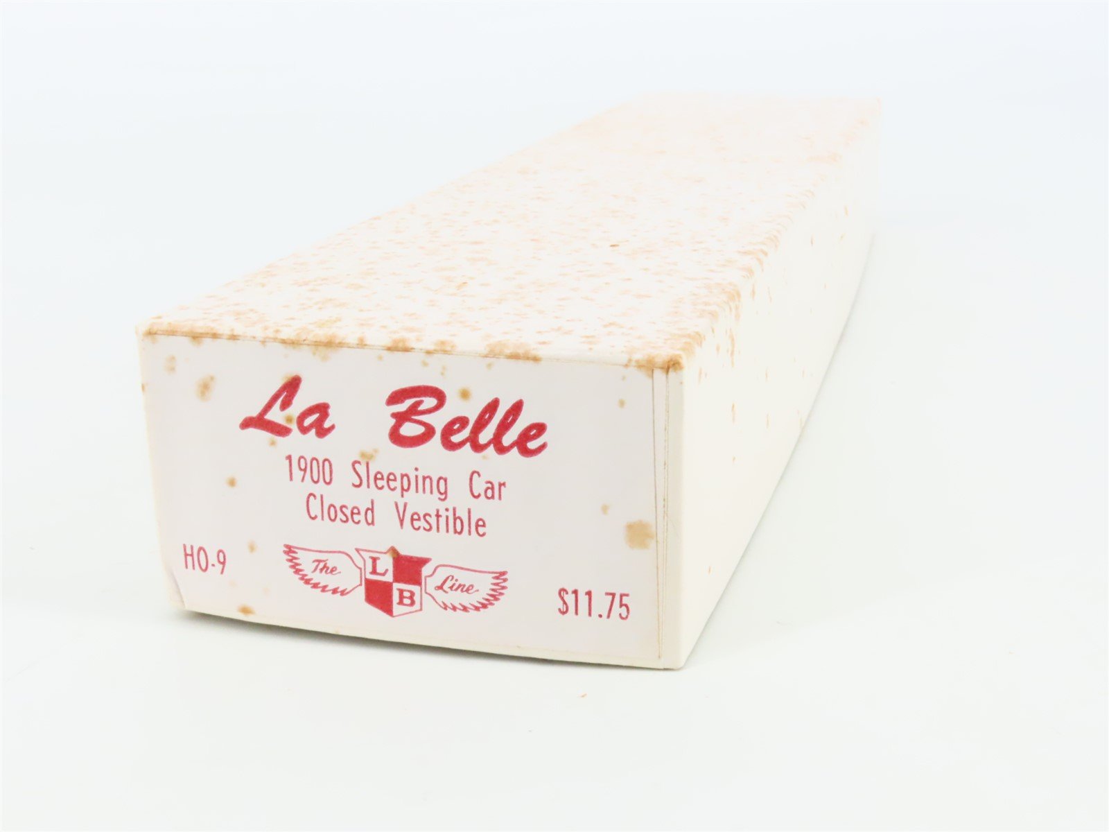 HO Scale La Belle Kit HO-9 Wood 1900 Closed Vestibule Sleeper Passenger Car