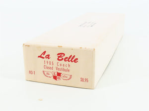 HO Scale La Belle Kit HO-1 Wood 1905 Closed Vestibule Coach Passenger Car