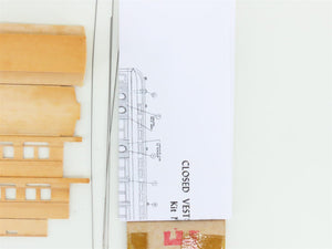 HO Scale La Belle Kit HO-9 Wood 1900 Closed Vestibule Sleeper Passenger Car