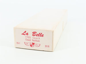 HO Scale La Belle Kit HO-1 Wood 1905 Closed Vestibule Coach Passenger Car