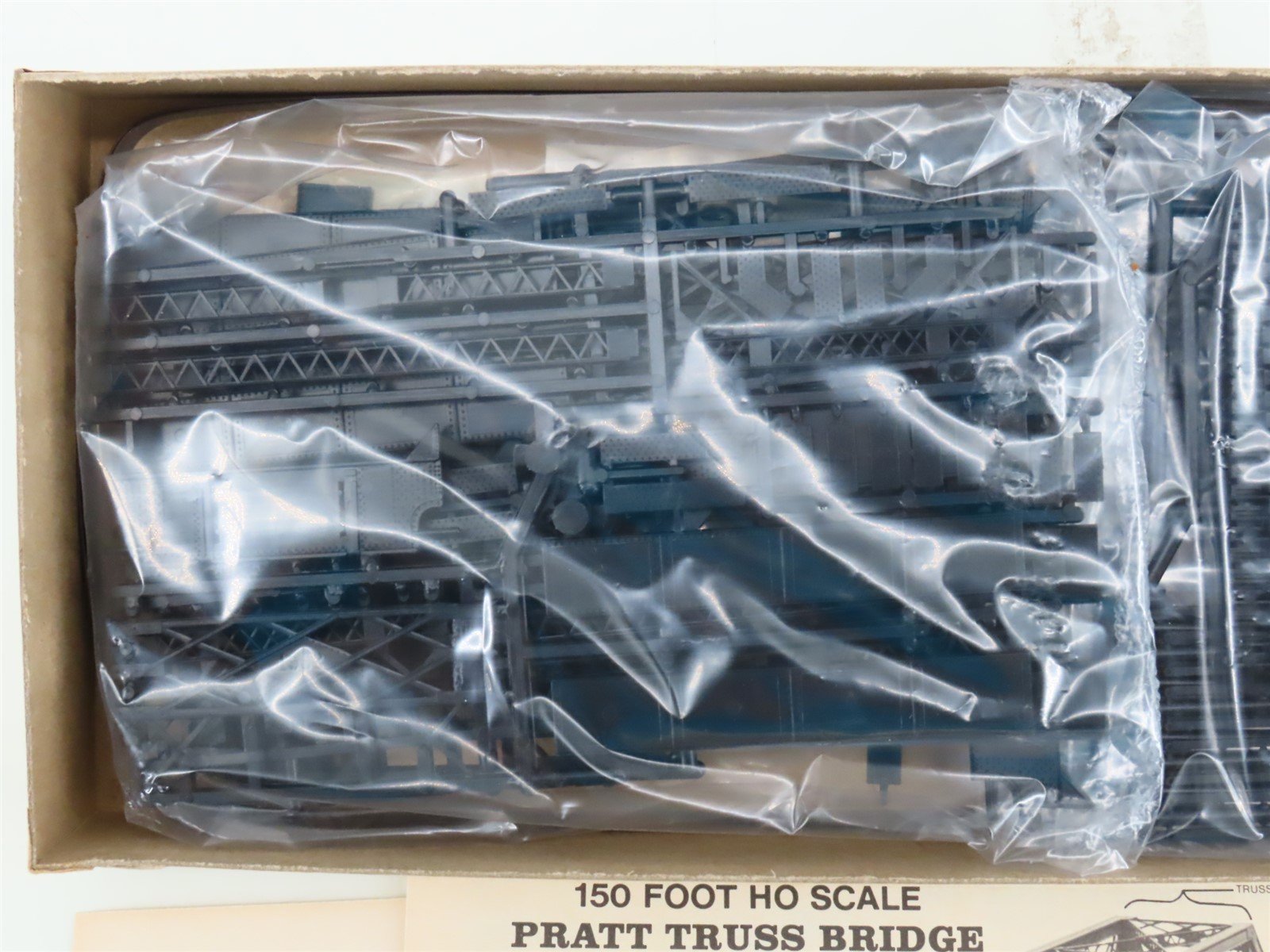 HO 1/87 Scale Central Valley Kit 150 Foot Pratt Truss Bridge