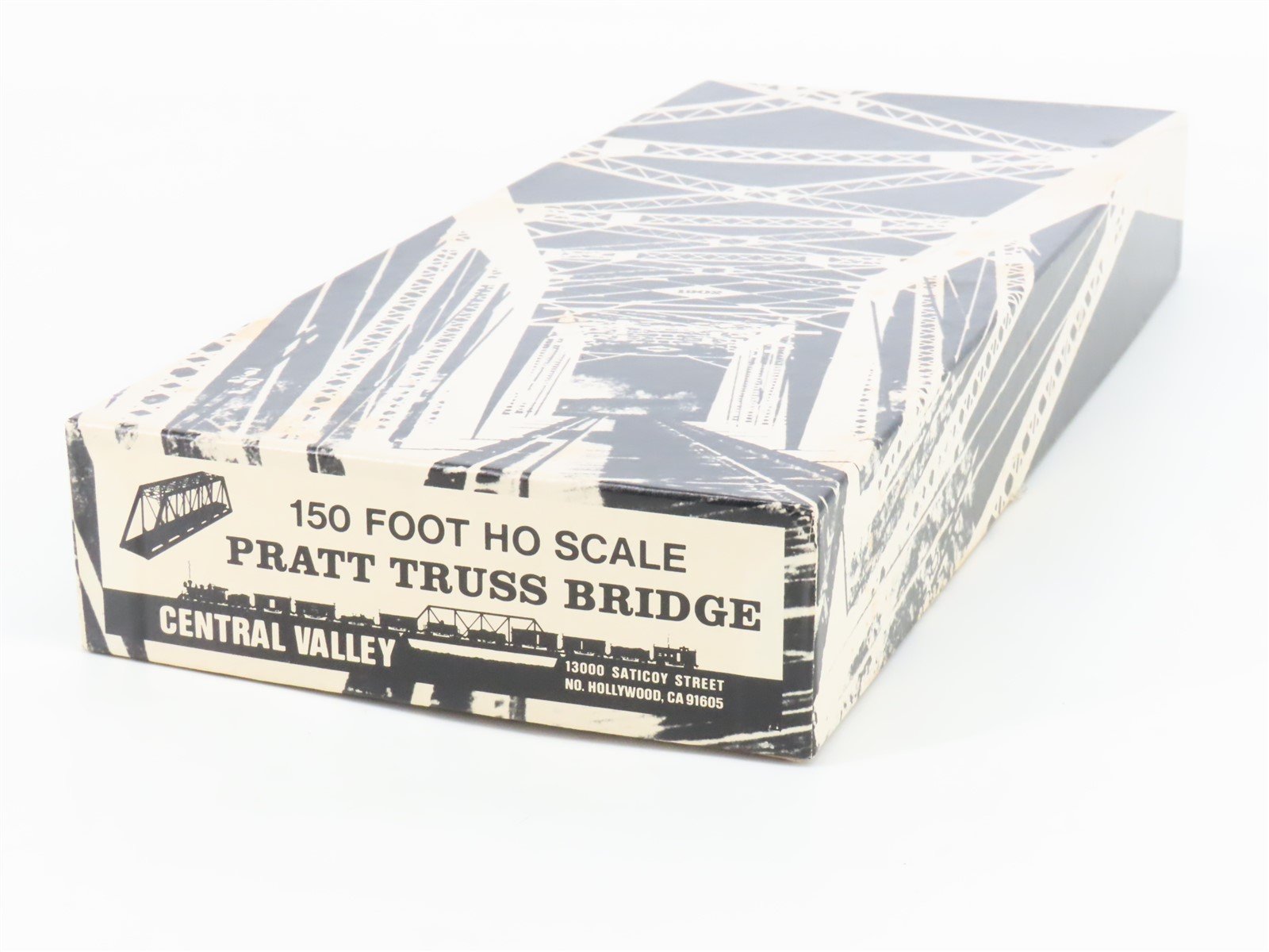 HO 1/87 Scale Central Valley Kit 150 Foot Pratt Truss Bridge