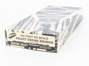 HO 1/87 Scale Central Valley Kit 150 Foot Pratt Truss Bridge