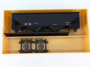 HO Train Miniature Kit 2957 Dimensional Data 2-Bay Hopper- Partially Assembled