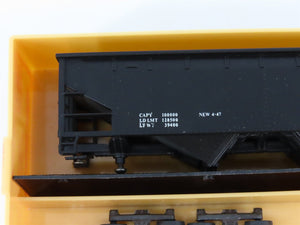 HO Train Miniature Kit 2957 Dimensional Data 2-Bay Hopper- Partially Assembled