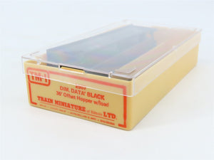 HO Train Miniature Kit 2957 Dimensional Data 2-Bay Hopper- Partially Assembled