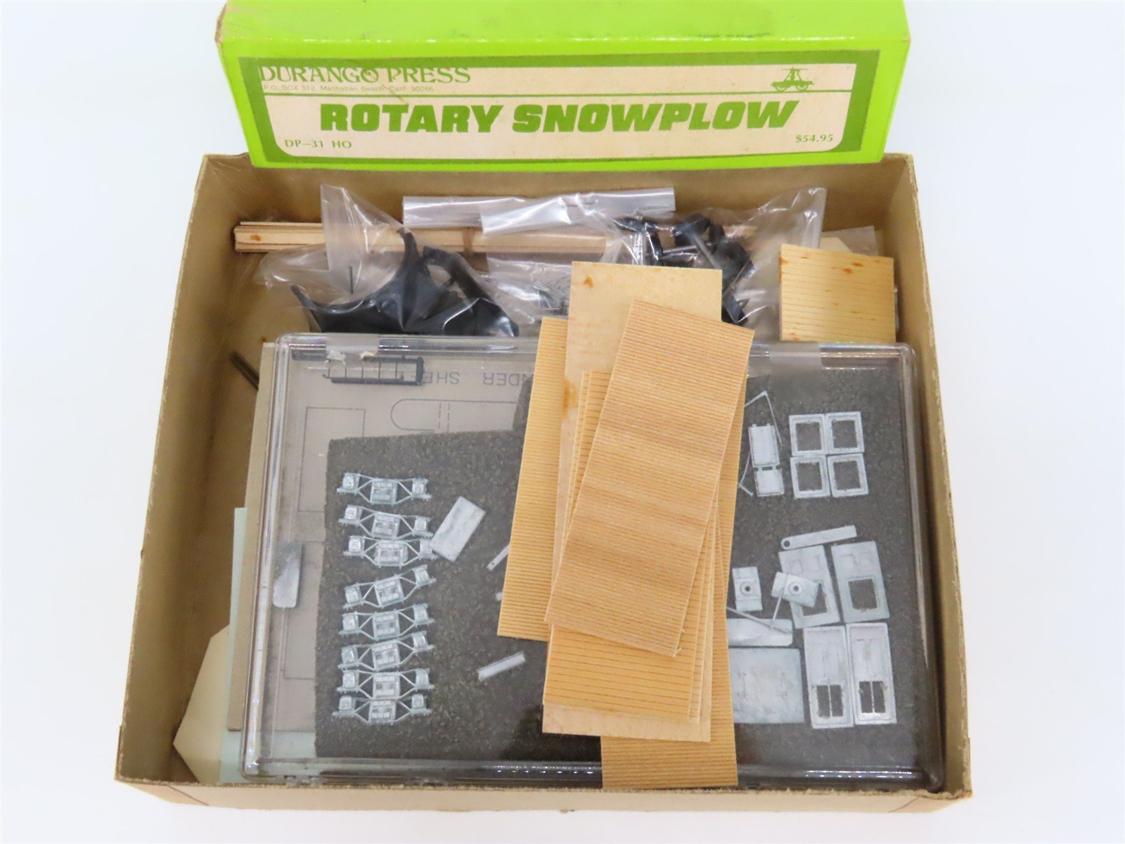 HO Scale Durango Press Kit DP-31 Rotary Snowplow