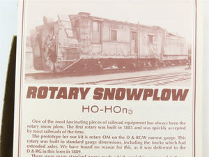 HO Scale Durango Press Kit DP-31 Rotary Snowplow