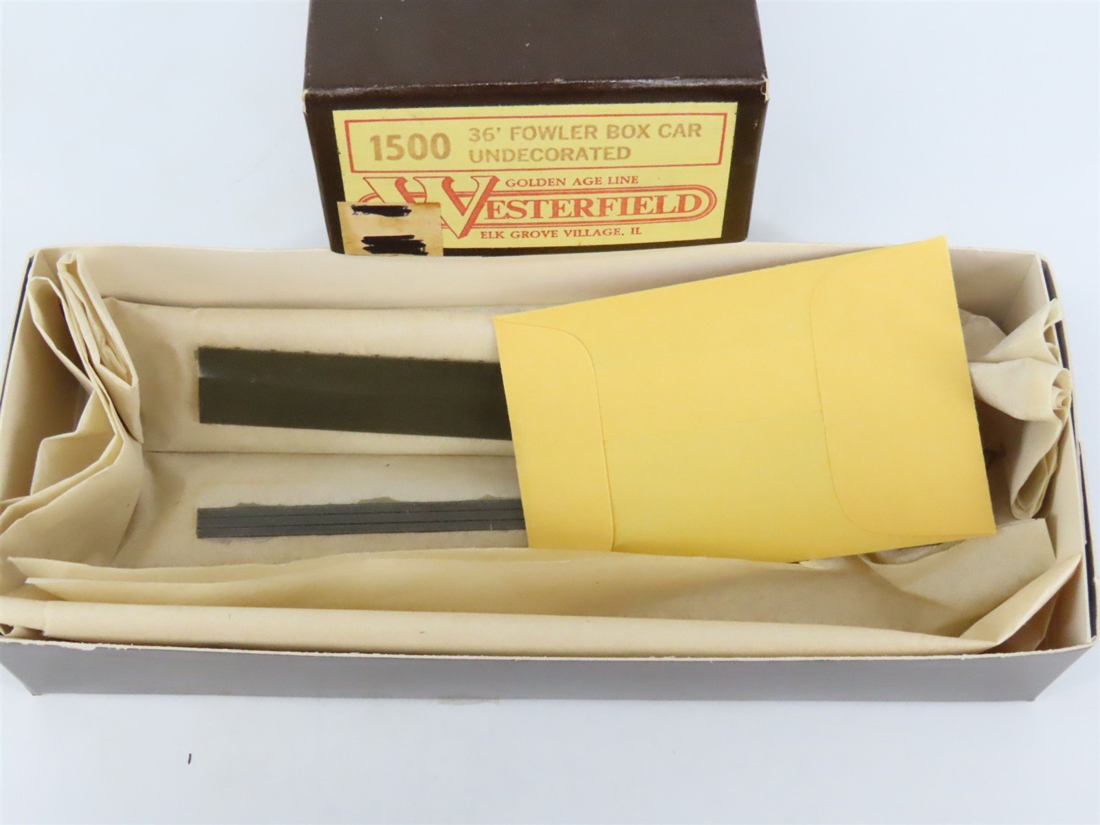 HO Scale Westerfield Kit 1500 Undecorated 36' Fowler Box Car