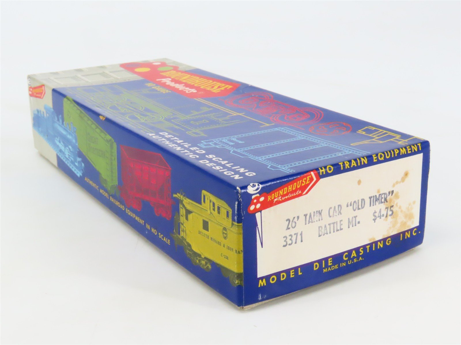 HO Scale Roundhouse Kit 3371 BMOX Battle Mountain 26' Old Timer Tank Car #08