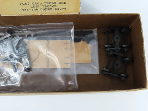 HO Scale Ulrich Kit 931-198 Undecorated Truss Rod Flat Car