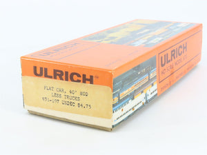 HO Scale Ulrich Kit 931-197 Undecorated 40' Flat Car