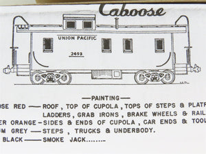 HO Scale Silver Streak Kit 929-103 Unlettered 28' Caboose