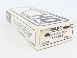 HO Scale The Gould Company Kit 4020 Unpainted 10,000 Gallon Tank Car