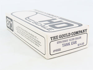 HO Scale The Gould Company Kit 4020 Unpainted 10,000 Gallon Tank Car