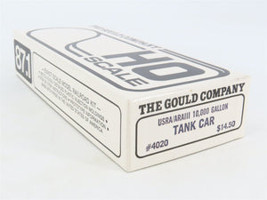 HO Scale The Gould Company Kit 4020 Unpainted 10,000 Gallon Tank Car