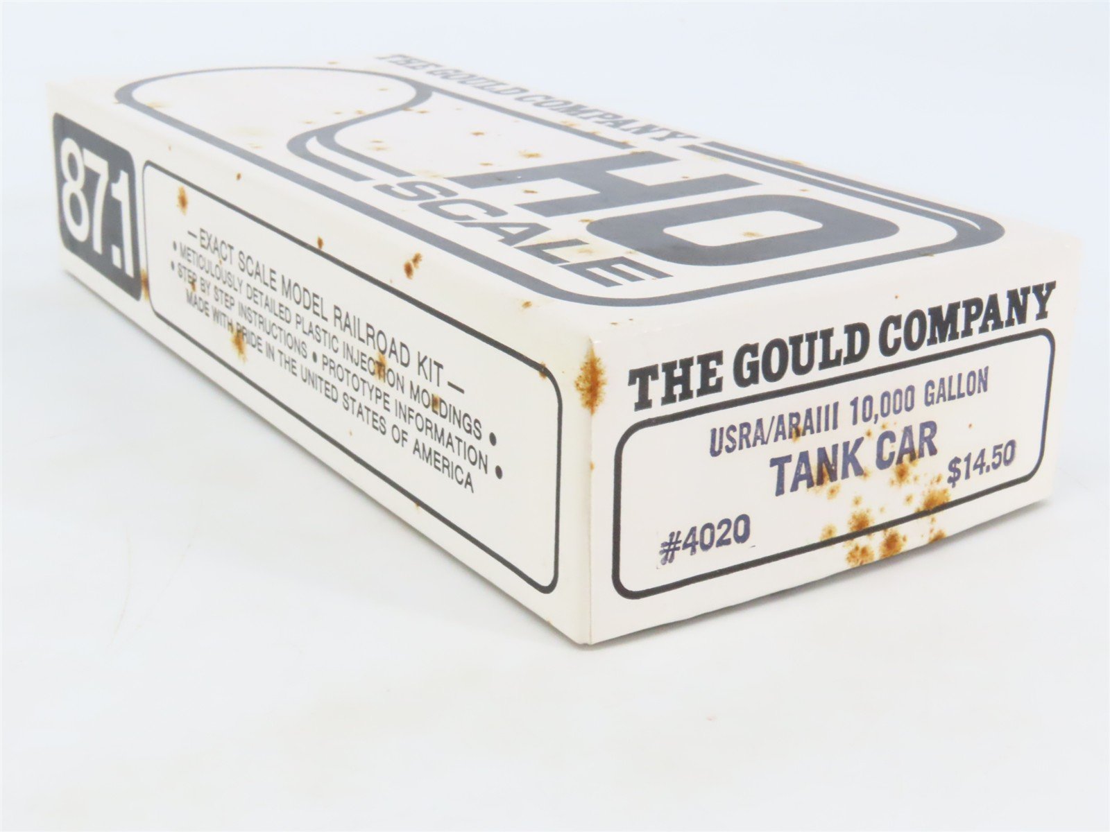 HO Scale The Gould Company Kit 4020 Unpainted 10,000 Gallon Tank Car