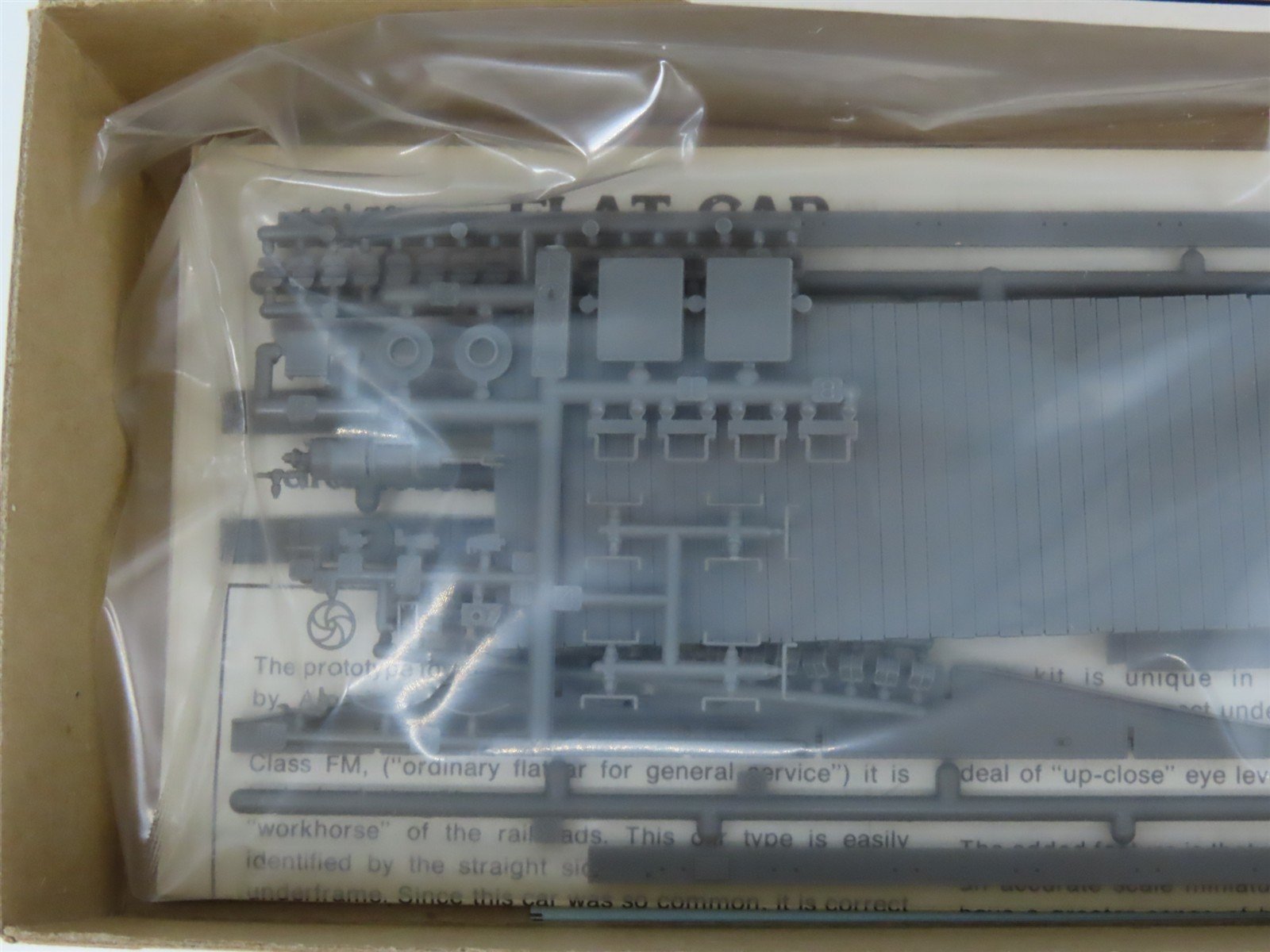HO Scale The Gould Company Kit 4021 Unpainted 50 Ton 40' Flat Car