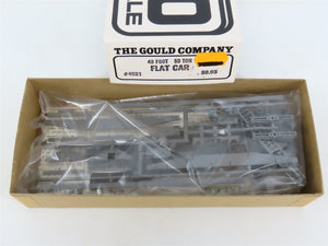 HO Scale The Gould Company Kit 4021 Unpainted 50 Ton 40' Flat Car
