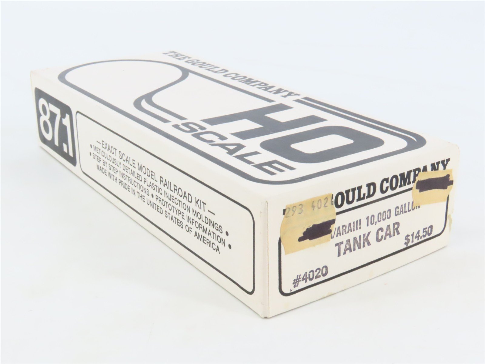 HO Scale The Gould Company Kit 4020 Unpainted 10,000 Gallon Tank Car