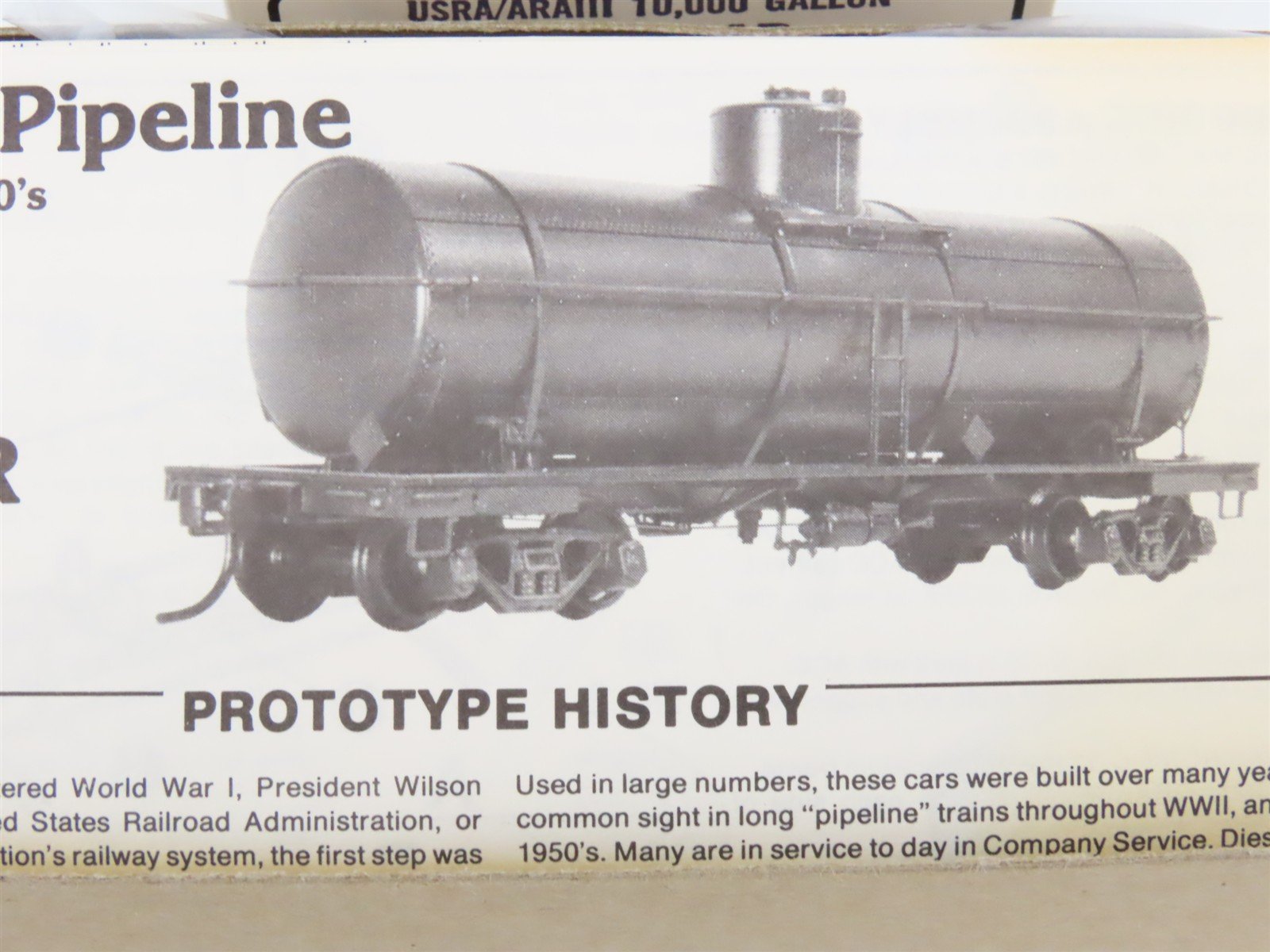 HO Scale The Gould Company Kit 4020 Unpainted 10,000 Gallon Tank Car