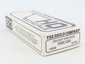 HO Scale The Gould Company Kit 4020 Unpainted 10,000 Gallon Tank Car