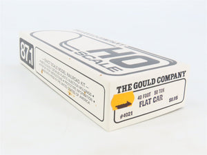 HO Scale The Gould Company Kit 4021 Unpainted 50 Ton 40' Flat Car